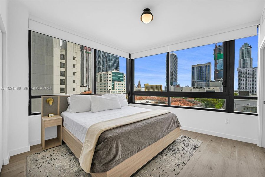 Furnished interior view inside a new home in , Miami (Image 15).