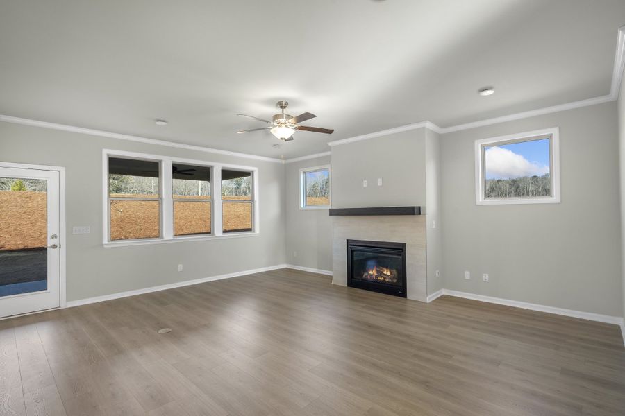 Representative unfurnished interior of a home built from the Kenwood by Taylor Morrison in Watson Park, Snellville (Image 18).