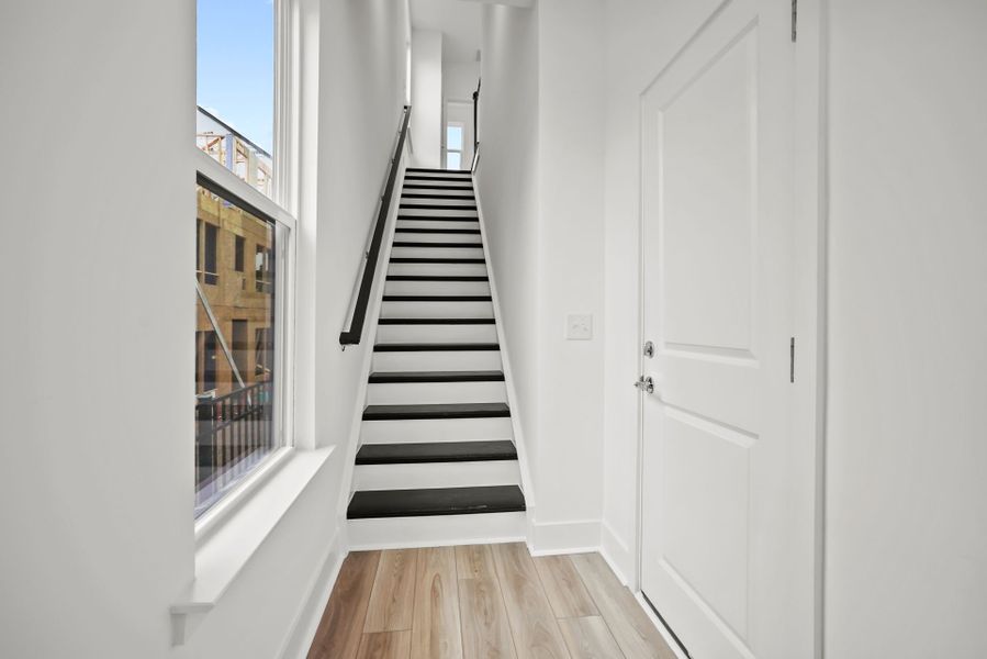 Spacious, unfurnished interior of a new home in West End Heights, Charlotte (Image 17). Spacious, unfurnished interior of a new home in West End Heights, Charlotte (Image 17).