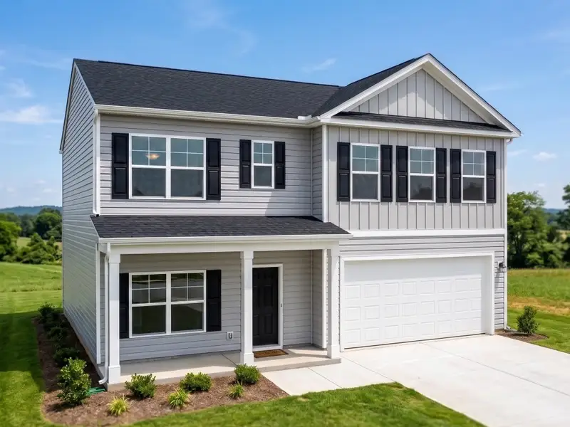 Representative exterior photo of a completed home built from the Adger 4-Bedroom by Hurricane Builders in Emanuel Creek, West Columbia, SC (Image 5). Representative exterior photo of a completed home built from the Adger 4-Bedroom by Hurricane Builders in Emanuel Creek, West Columbia, SC (Image 5).