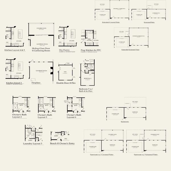 2D floor plan layout for the Galleon by Pulte Homes in The Retreat at Carolina Ridge, Harrisburg, NC (Image 3).