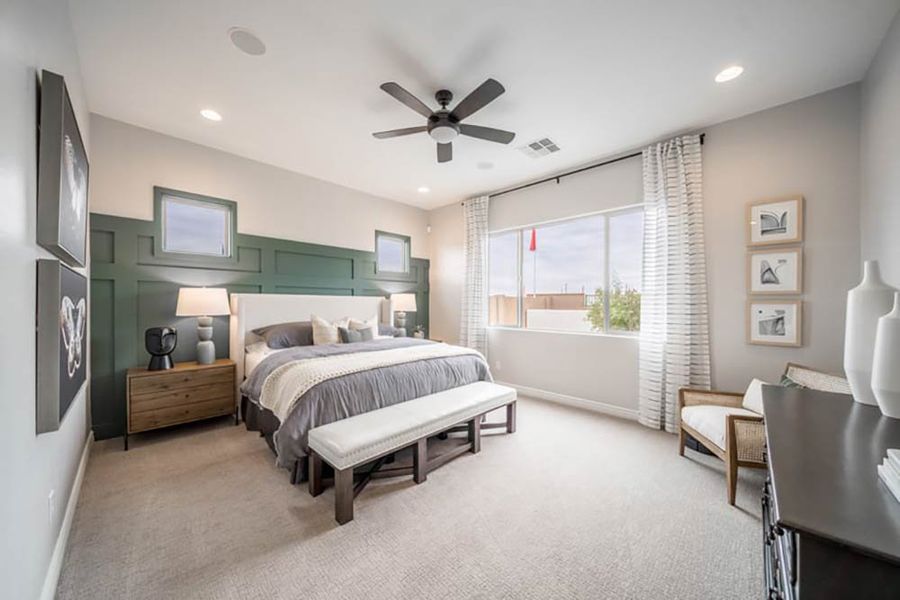 Representative furnished interior of a home built from the Windsor by Taylor Morrison in Hawes Crossing Landmark Collection, Mesa (Image 13). Representative furnished interior of a home built from the Windsor by Taylor Morrison in Hawes Crossing Landmark Collection, Mesa (Image 13).
