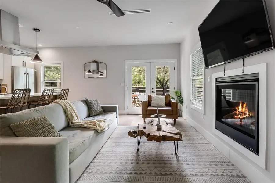 Furnished interior view inside a new home in , Austin (Image 9). Furnished interior view inside a new home in , Austin (Image 9).