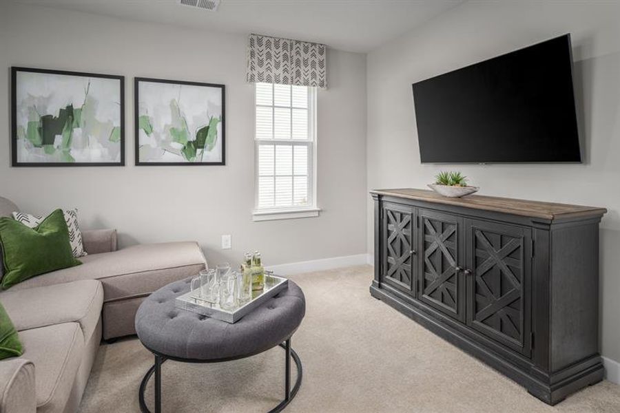 Furnished interior view inside a new home in Sunset Creek Townhomes, Charlotte (Image 13).
