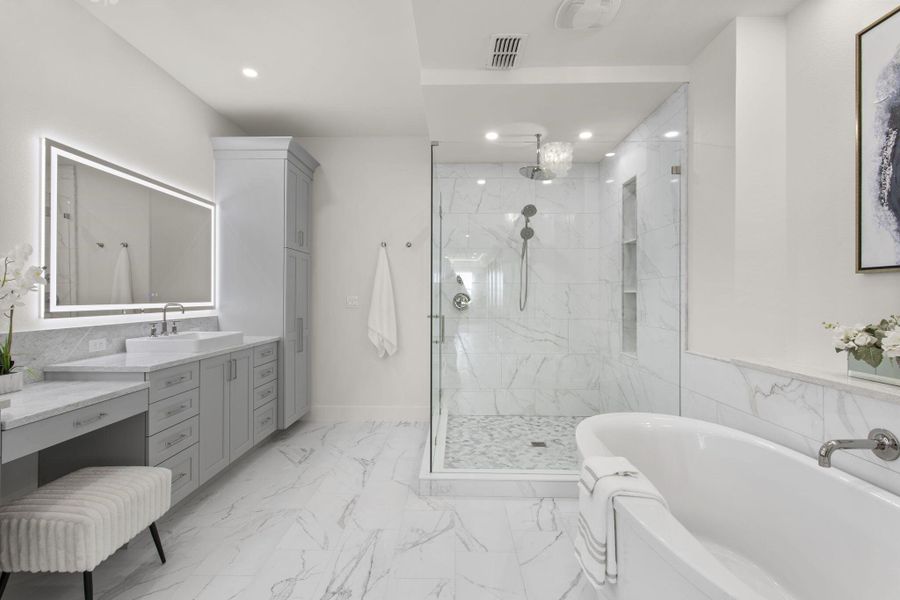 Furnished interior view inside a new home in , Tierra Verde (Image 11).