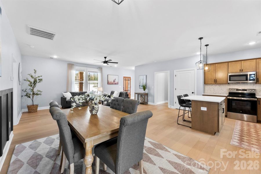Furnished interior view inside a new home in , Lincolnton (Image 9).