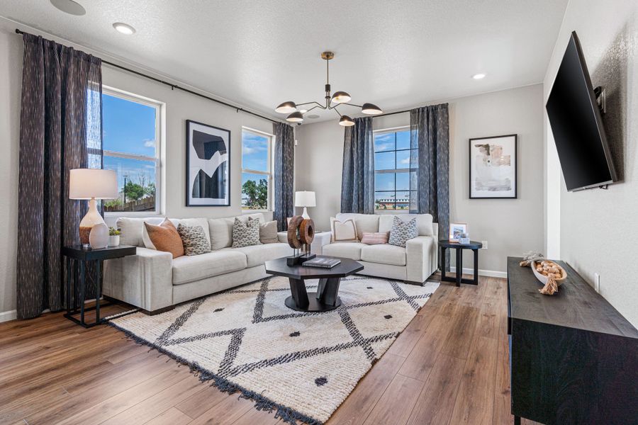 Furnished interior view inside a new home in Sky Ranch, Watkins (Image 6).