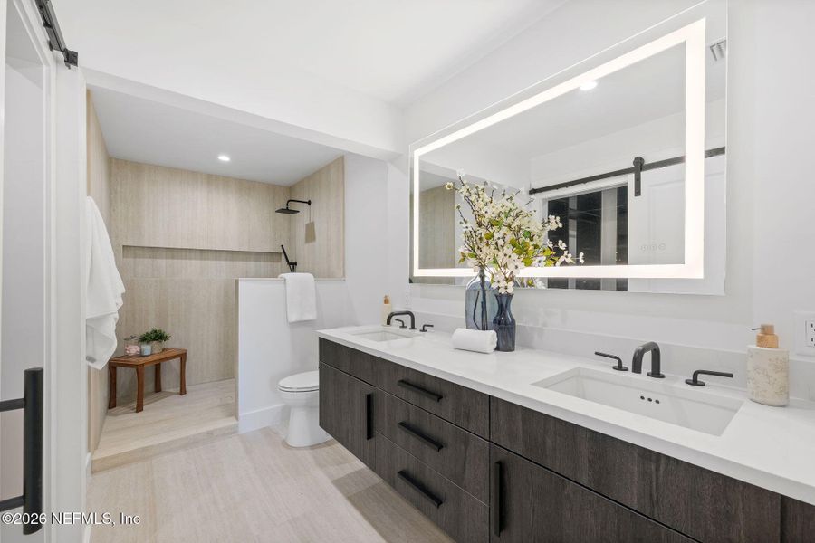 Furnished interior view inside a new home in , Jacksonville Beach (Image 39). Furnished interior view inside a new home in , Jacksonville Beach (Image 39).