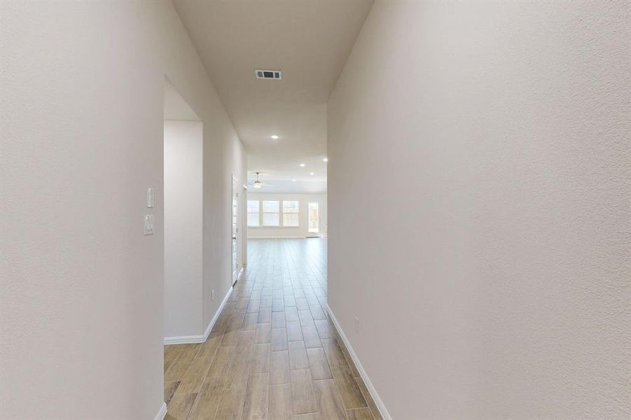 Spacious, unfurnished interior of a new home in Meadow Park, Denton (Image 16). Spacious, unfurnished interior of a new home in Meadow Park, Denton (Image 16).