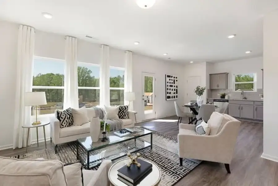 Representative furnished interior of a home built from the Ryker by True Homes in The Retreat at Reedy Fork Ranch, Greensboro (Image 5).