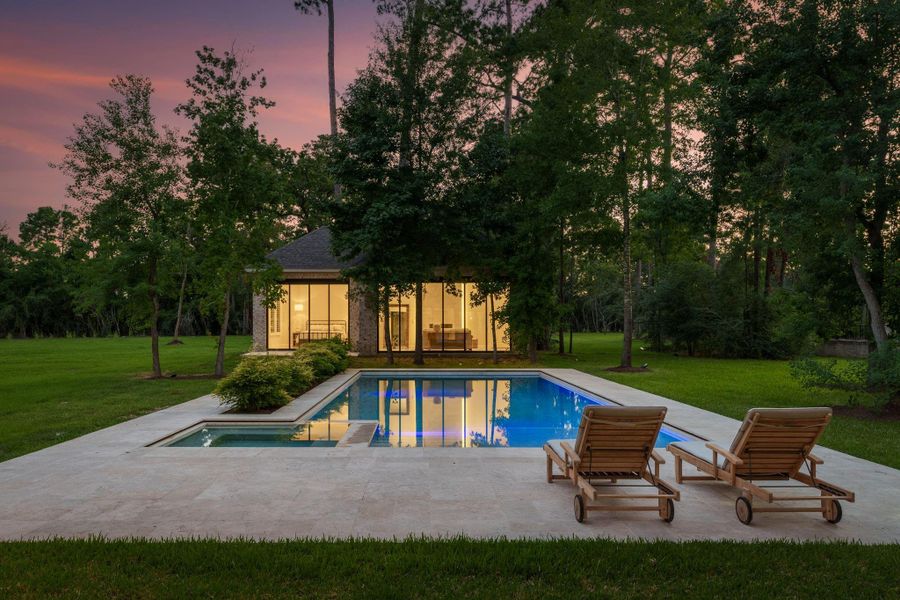Exterior details and patio area of a home in , Tomball (Image 3).