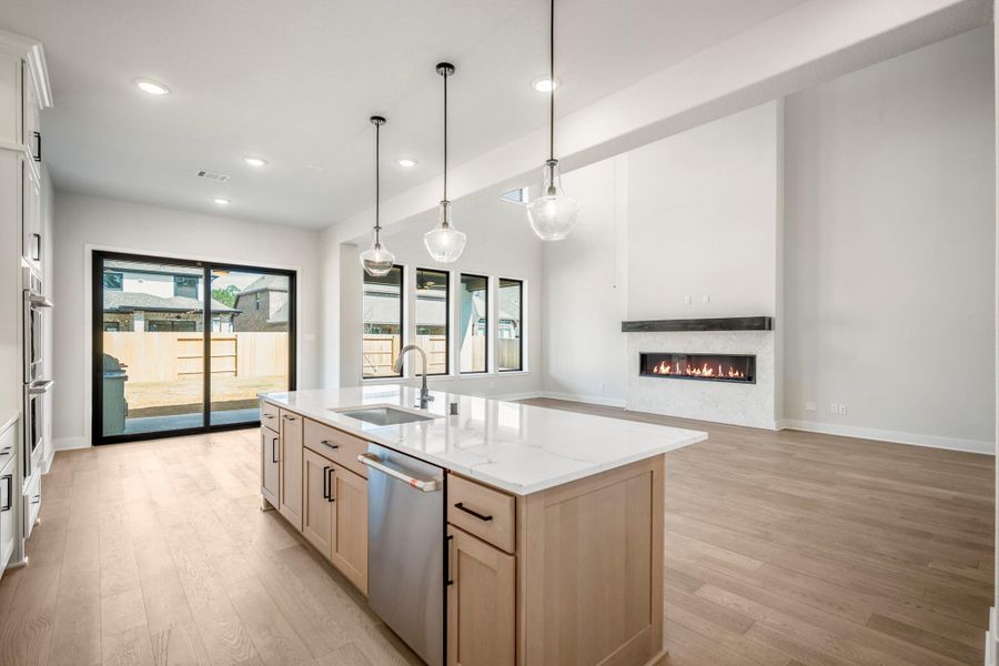 Furnished interior view inside a new home in Artavia 70′ Lots, Conroe (Image 14).