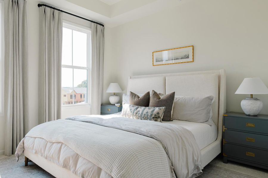 Furnished interior view inside a new home in BelleWether, Chattanooga (Image 9).