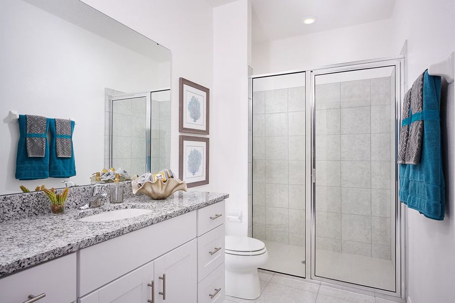 Furnished interior view inside a new home in Mirror Lake Village, Fruitland Park (Image 11).