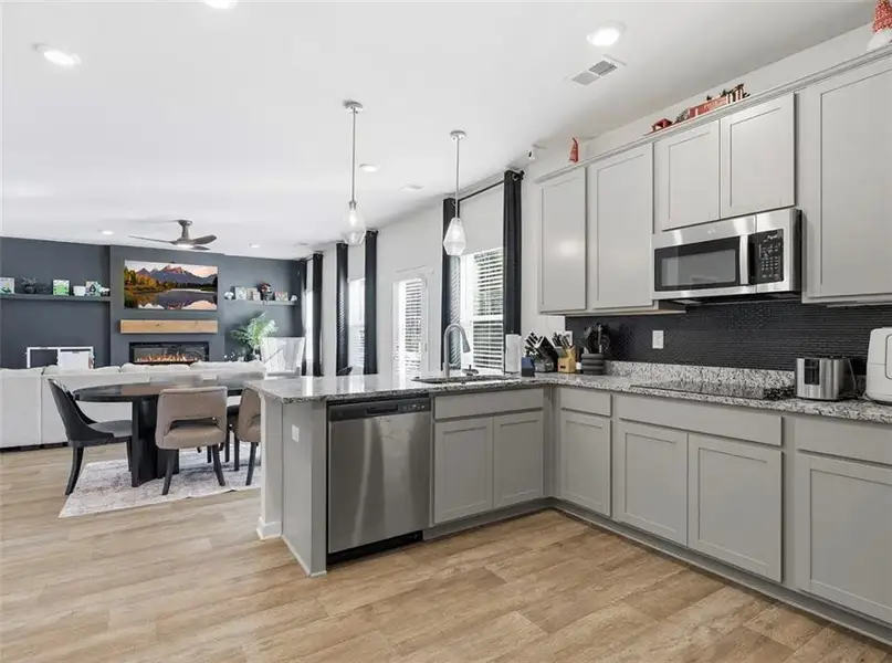 Furnished interior view inside a new home in , Covington (Image 9).