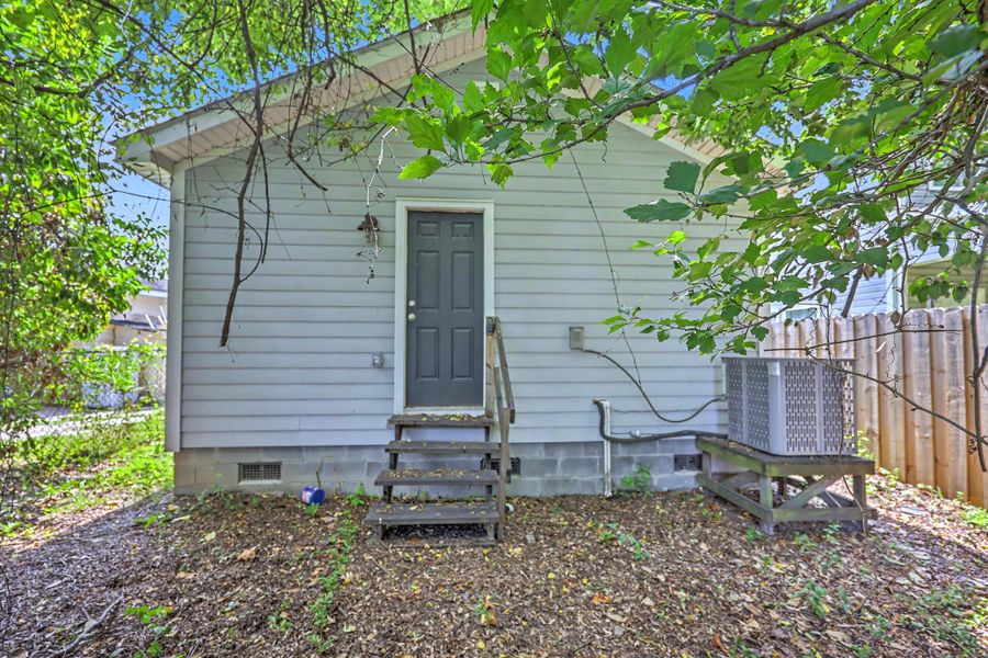 Exterior details and patio area of a home in , North Charleston (Image 18). Exterior details and patio area of a home in , North Charleston (Image 18).