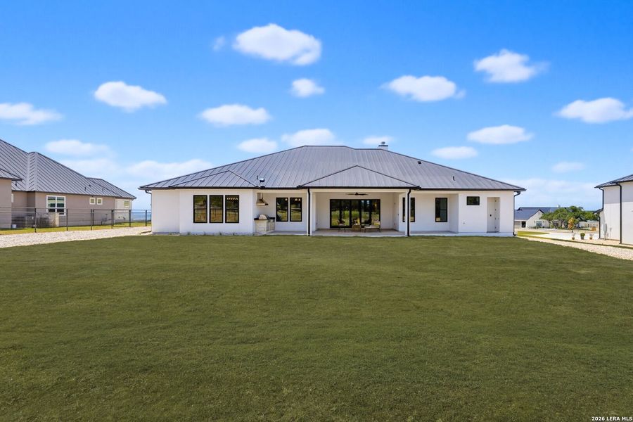 Exterior details and patio area of a home in , Bulverde (Image 4).