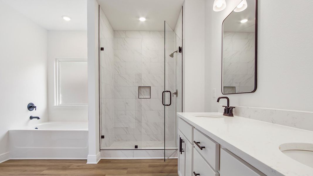 Furnished interior view inside a new home in Owl's Head Farms, Freeport (Image 8).