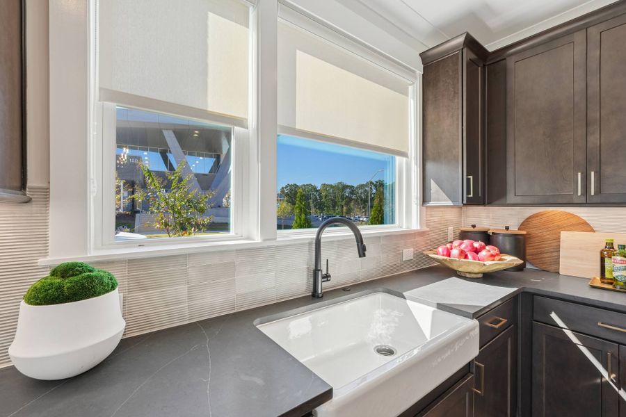 Representative furnished interior of a home built from the Wilson by Tri Pointe Homes in The Townes at NoVi, Pittsboro (Image 28).