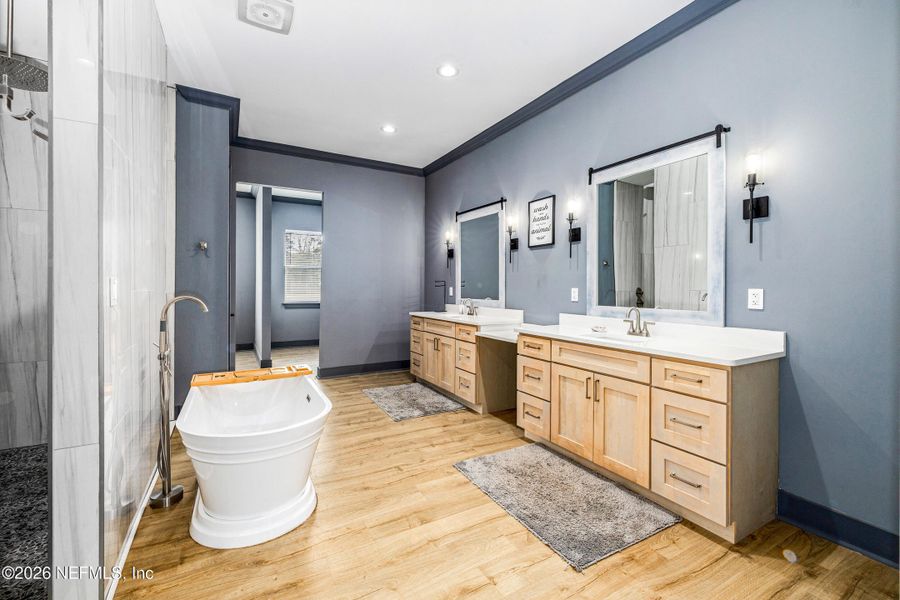 Furnished interior view inside a new home in , Jacksonville (Image 37). Furnished interior view inside a new home in , Jacksonville (Image 37).