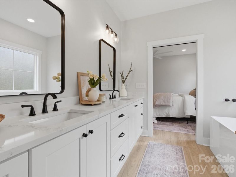 Furnished interior view inside a new home in , Bessemer City (Image 7).