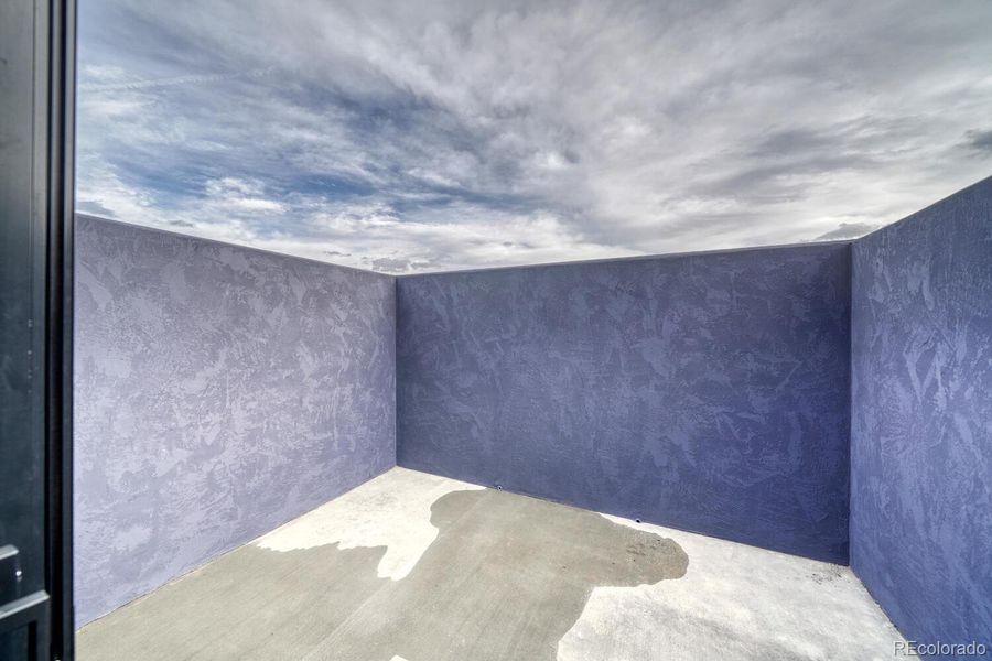 Private patio off Primary bedroom