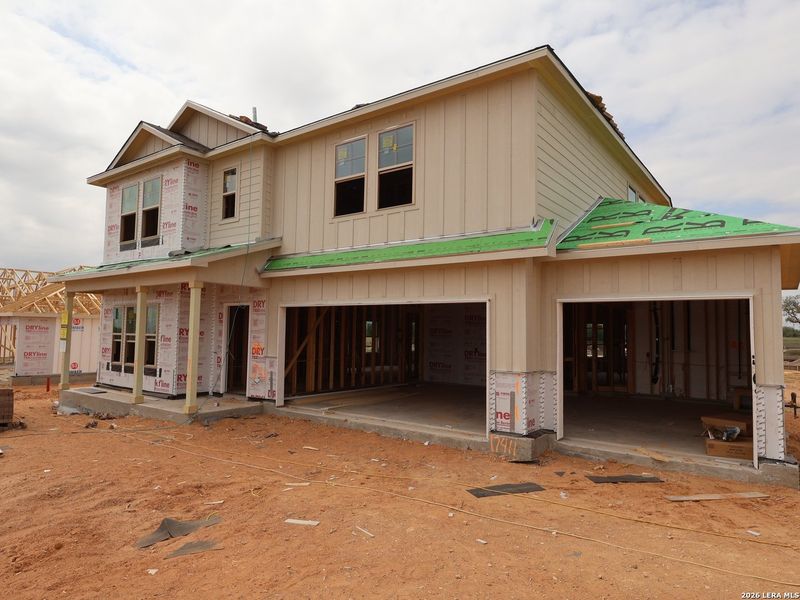 In-progress construction of a new home in Hickory Ridge, Elmendorf, TX (Image 25). In-progress construction of a new home in Hickory Ridge, Elmendorf, TX (Image 25).