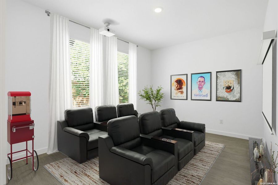 Furnished interior view inside a new home in Voss Farms, New Braunfels (Image 14).