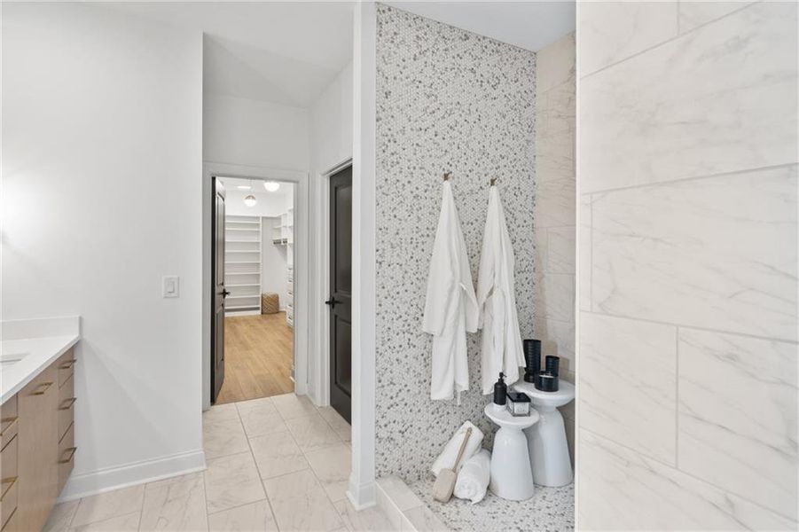 Furnished interior view inside a new home in Waterhaven, Cumming (Image 18).