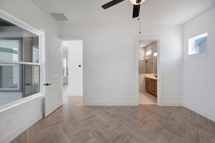Spacious, unfurnished interior of a new home in Two Step Farm - Cottages Row Collection, Montgomery (Image 10).