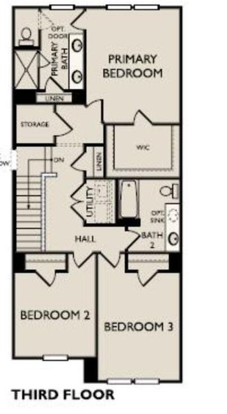 2D floor plan layout of this home in , Summerville, SC (Image 3).