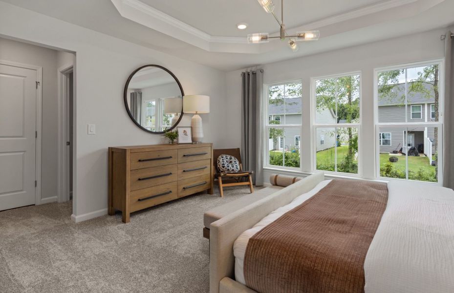 Furnished interior view inside a new home in Poets Walk, Whitsett (Image 35).