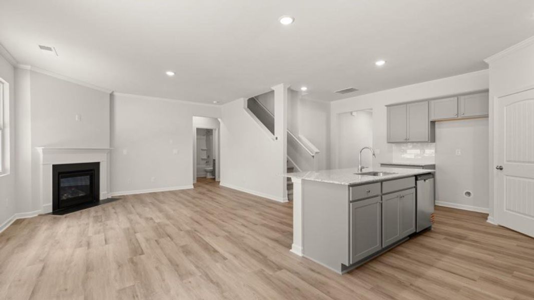 Furnished interior view inside a new home in Fairhaven, Lithia Springs (Image 6).