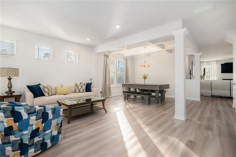Furnished interior view inside a new home in Adagio, Dacula (Image 16).