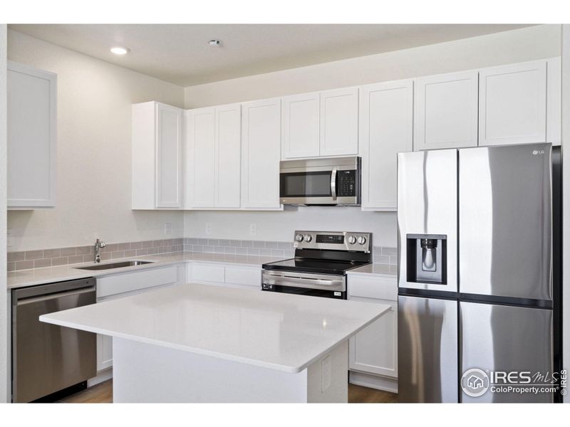 Stock photo, may contain additional upgrades - Kitchen Island