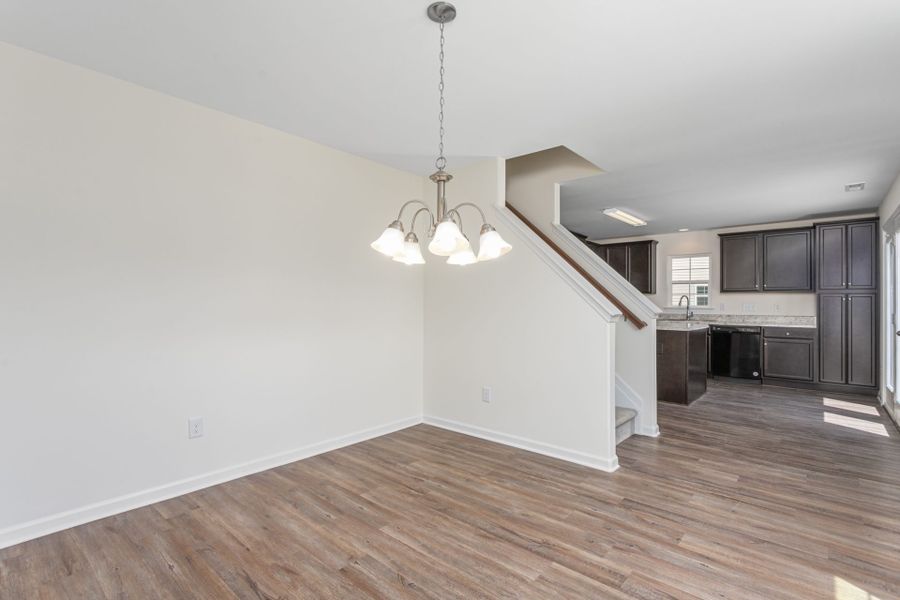Representative furnished interior of a home built from the Dayton by Keystone Homes NC in The Wilcox, Greensboro (Image 36).