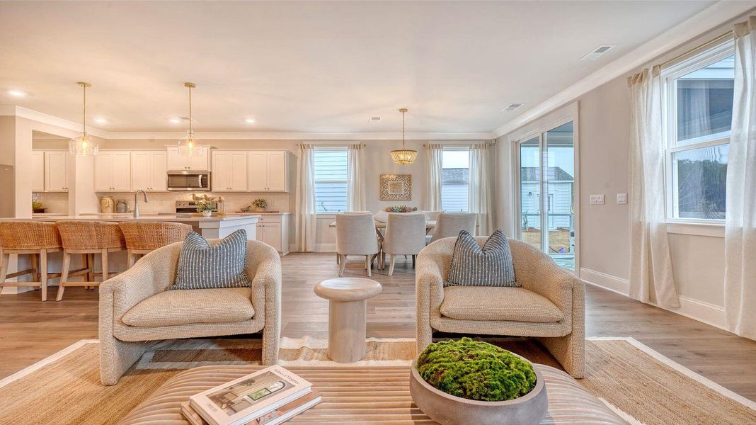 Furnished interior view inside a new home in Sheep Island, Summerville (Image 10).
