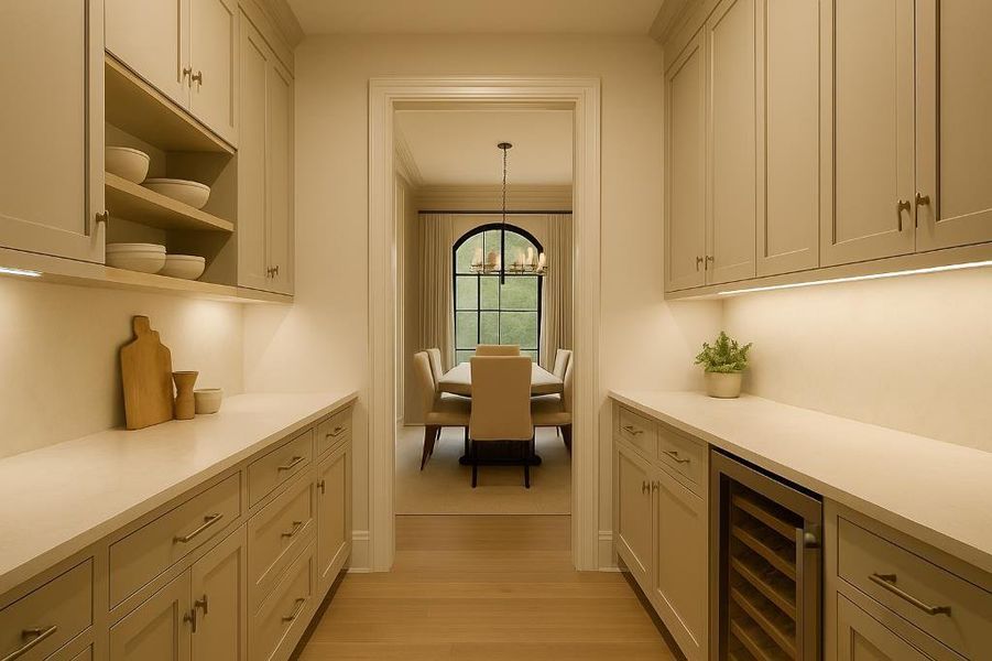 Furnished interior view inside a new home in , Atlanta (Image 11).