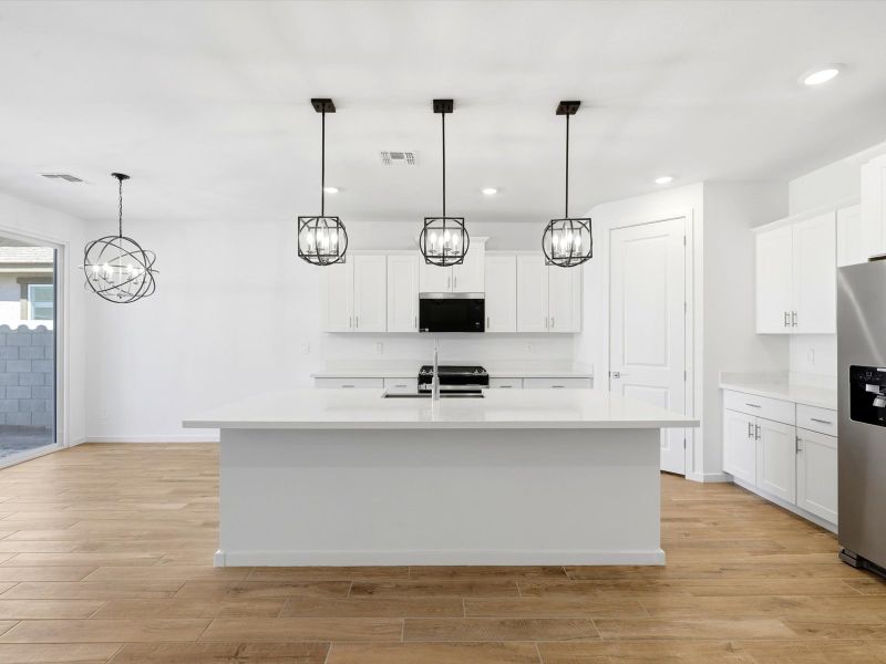 Furnished interior view inside a new home in Mesquite Mountain Ranch at Frontera, Surprise (Image 3).