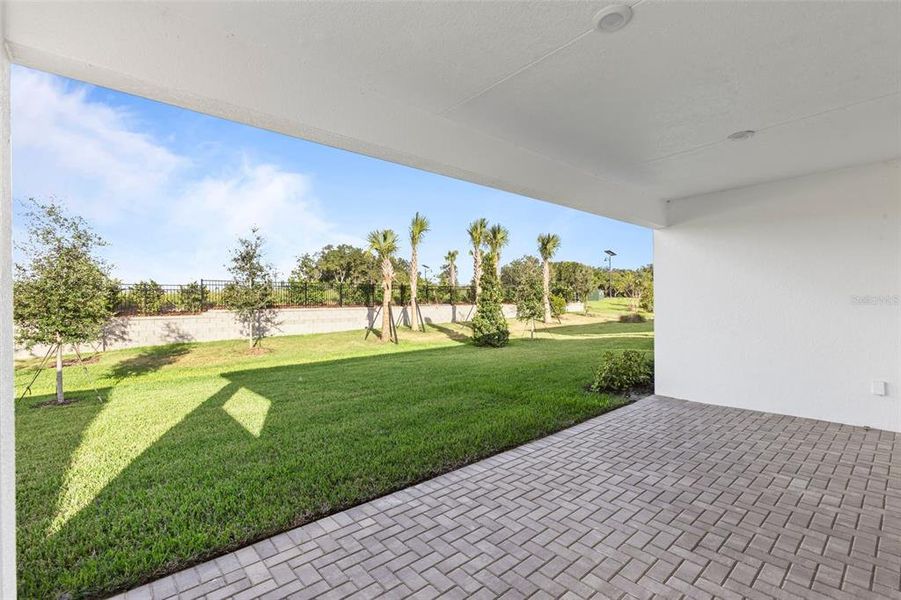 Exterior details and patio area of a home in Cresswind at Hammock Oaks, Lady Lake (Image 3). Exterior details and patio area of a home in Cresswind at Hammock Oaks, Lady Lake (Image 3).