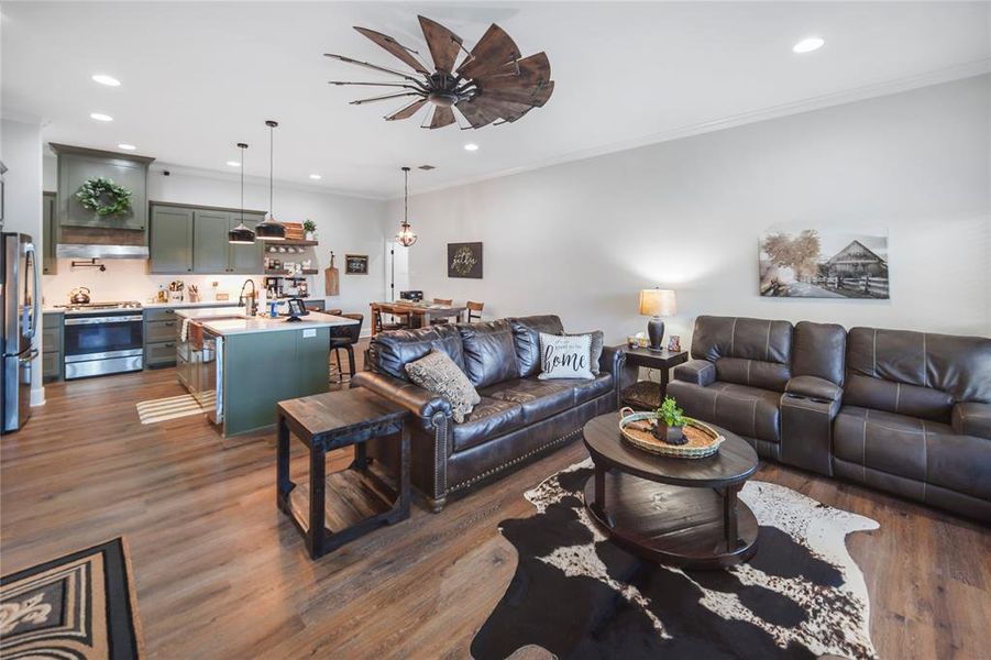 Furnished interior view inside a new home in , Perrin (Image 7). Furnished interior view inside a new home in , Perrin (Image 7).