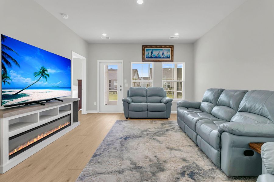 Furnished interior view inside a new home in Horizons at Summers Corner | 55+, Summerville (Image 15).