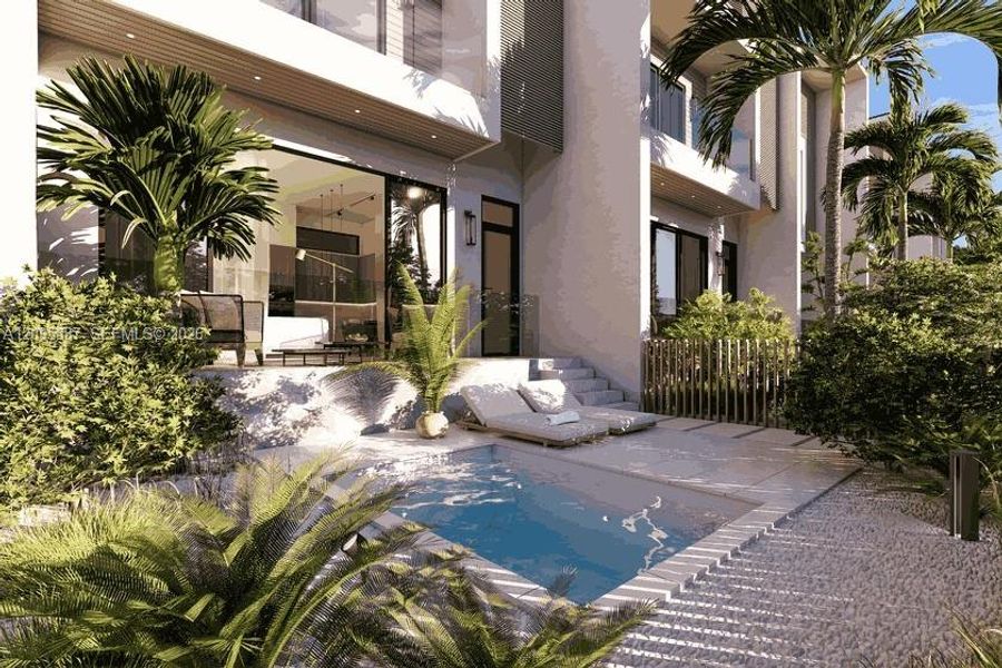 Exterior details and patio area of a home in , Fort Lauderdale (Image 3).