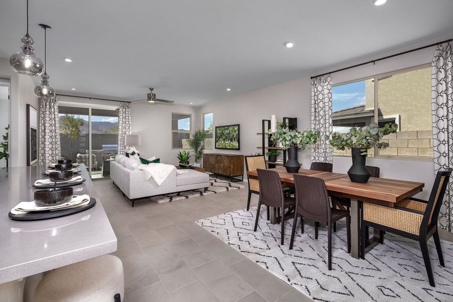 Representative furnished interior of a home built from the Shiloh by Beazer Homes in Acacia Foothills at Estrella: Acacia Foothills II, Goodyear (Image 12).
