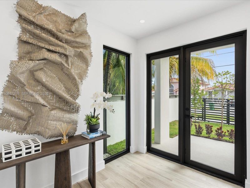Furnished interior view inside a new home in , Miami (Image 13).