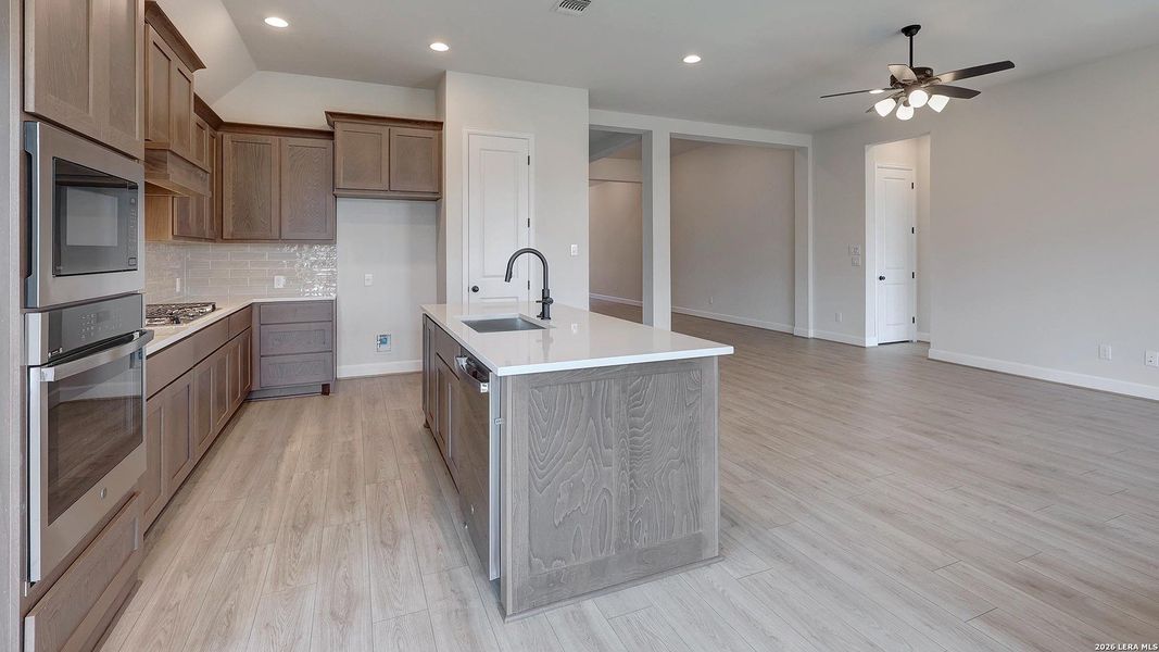 Furnished interior view inside a new home in Arcadia Ridge, San Antonio (Image 9).