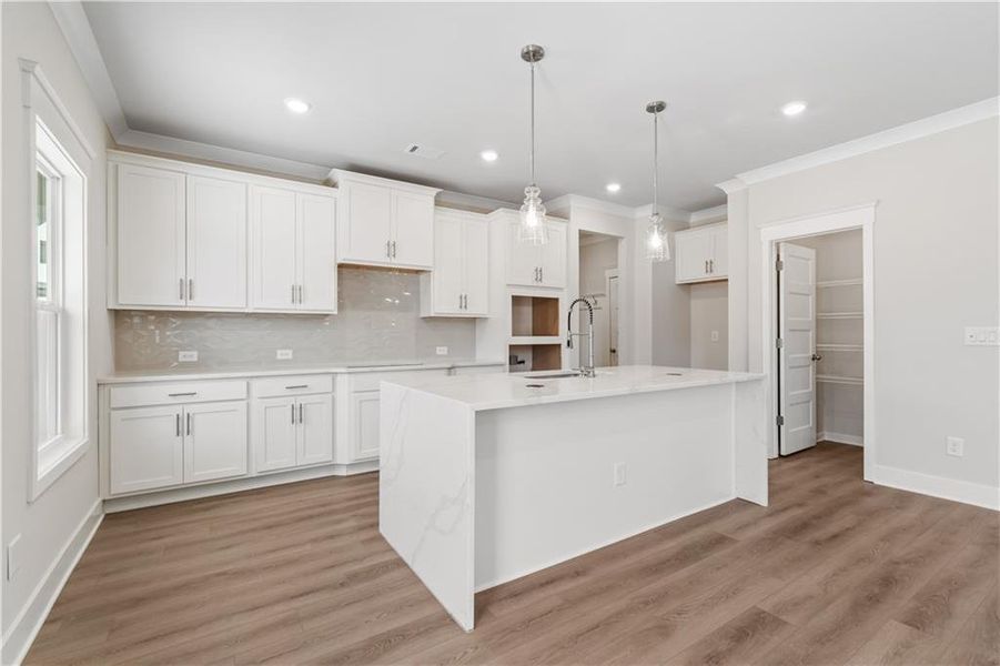 Furnished interior view inside a new home in Rosewood Lake Estates, Hoschton (Image 7).