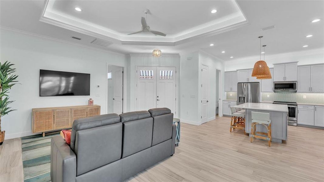 Furnished interior view inside a new home in , Polk City (Image 6).