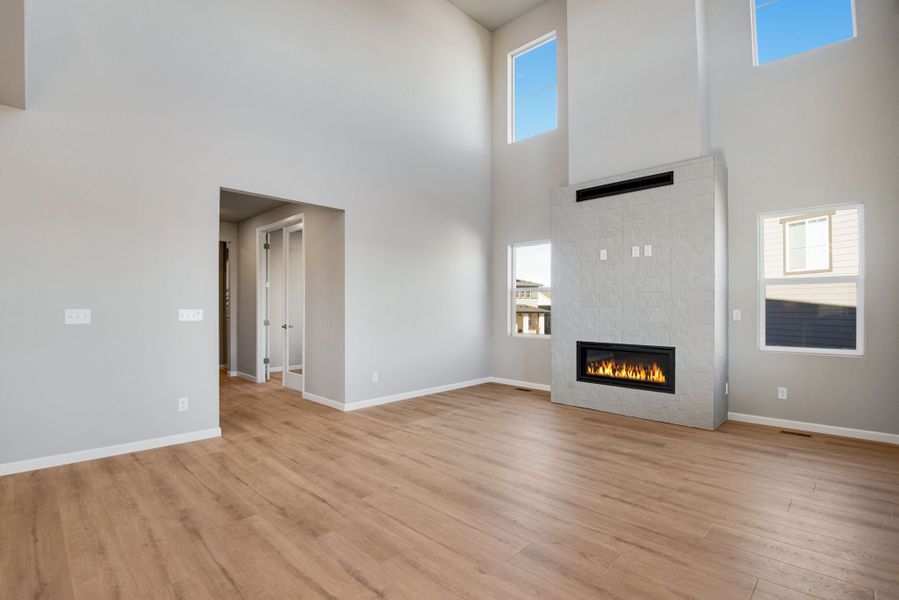Spacious, unfurnished interior of a new home in Sterling Ranch, Littleton (Image 18). Spacious, unfurnished interior of a new home in Sterling Ranch, Littleton (Image 18).