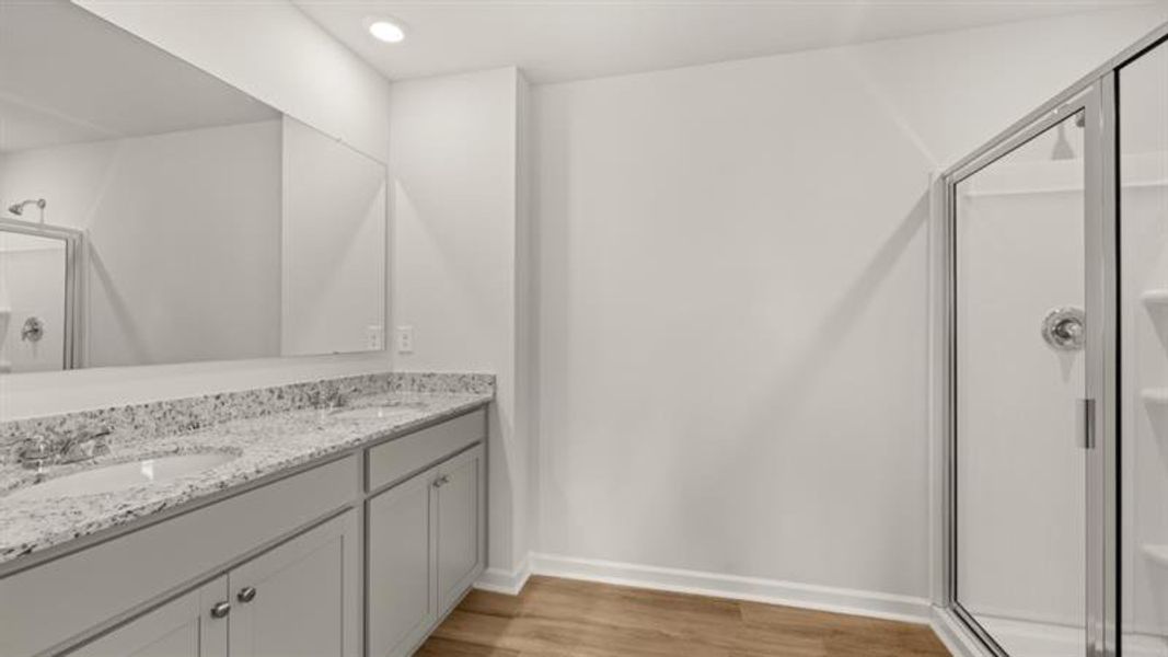 Furnished interior view inside a new home in Sheffield Highlands, Dallas (Image 10).